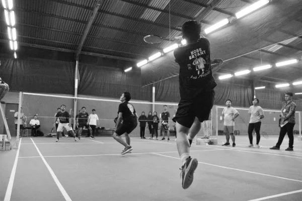 badminton match arena